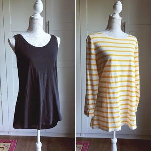 NWT - 2 shirts/tees, LOFT and O.N. (size XL)
